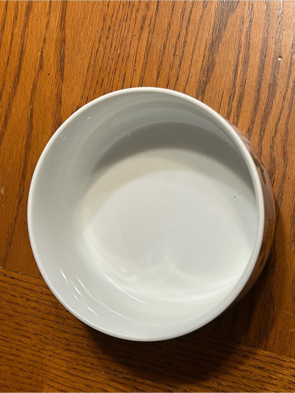 Mickey Mouse /  Disney Ceramic Bowl - White with Red and Yellow Accents